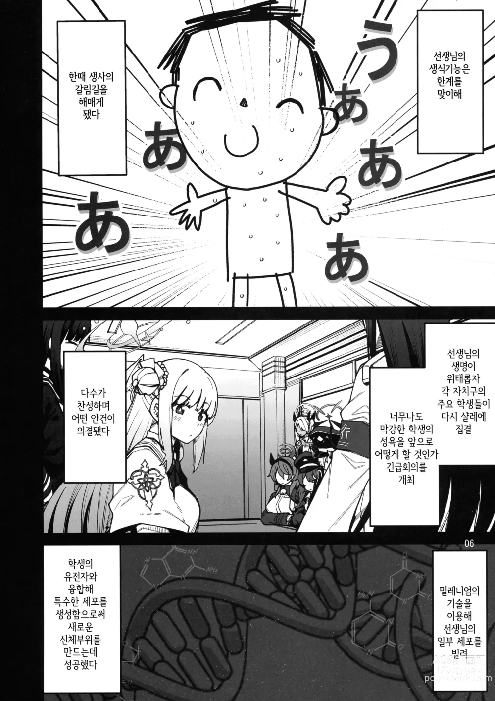 Page 6 of doujinshi 블루아카 후타나리 합동