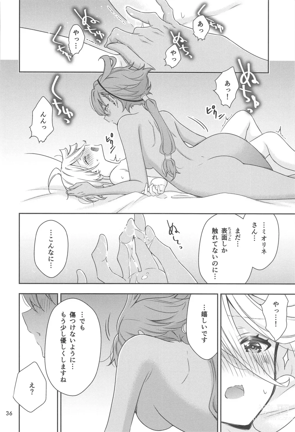 Page 34 of doujinshi Shiawase na Hibi -if-