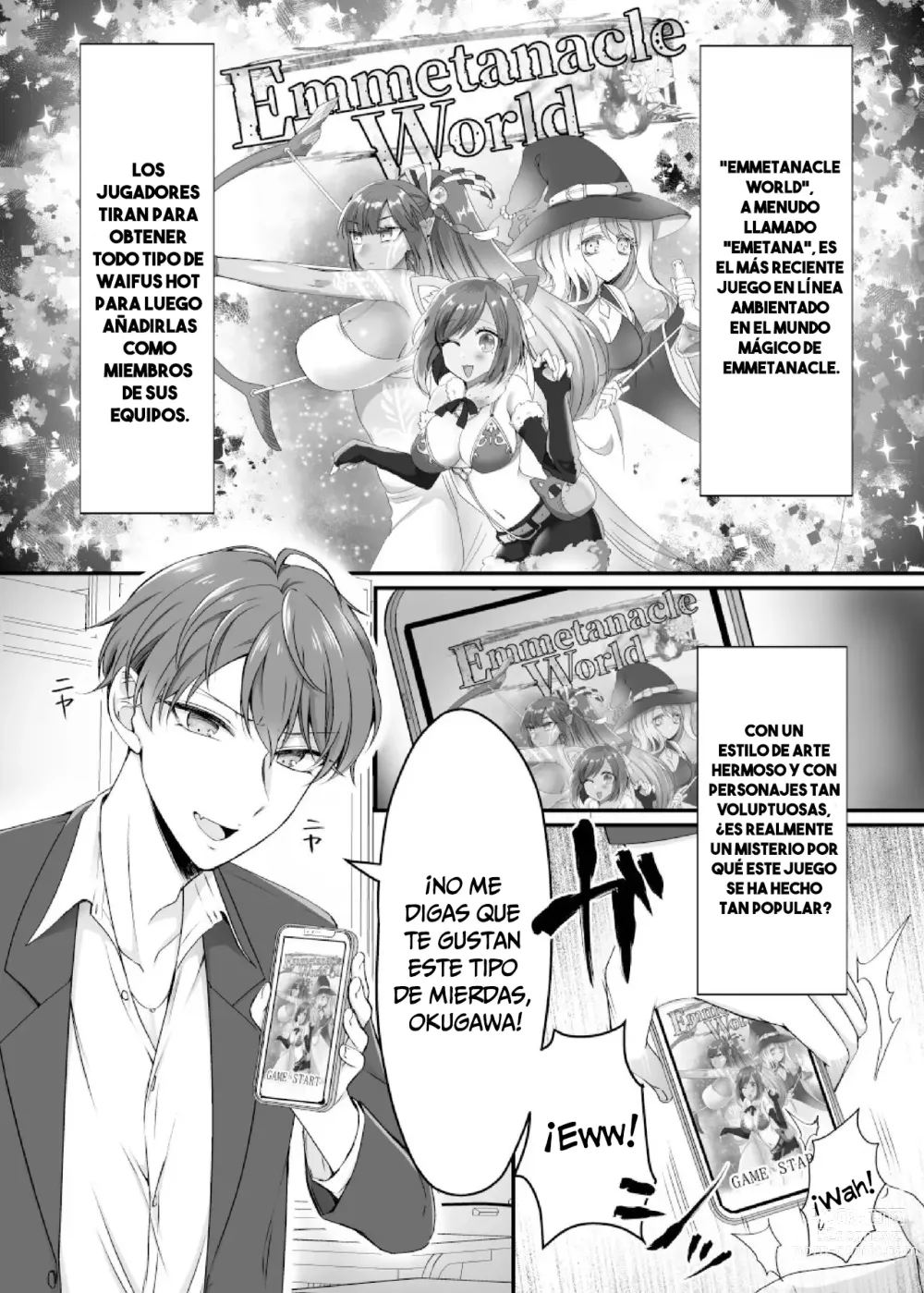 Page 2 of doujinshi Genjitsu Douki Gacha ~Nekura Otaku no Yome Chara ni Saserareta Ore~