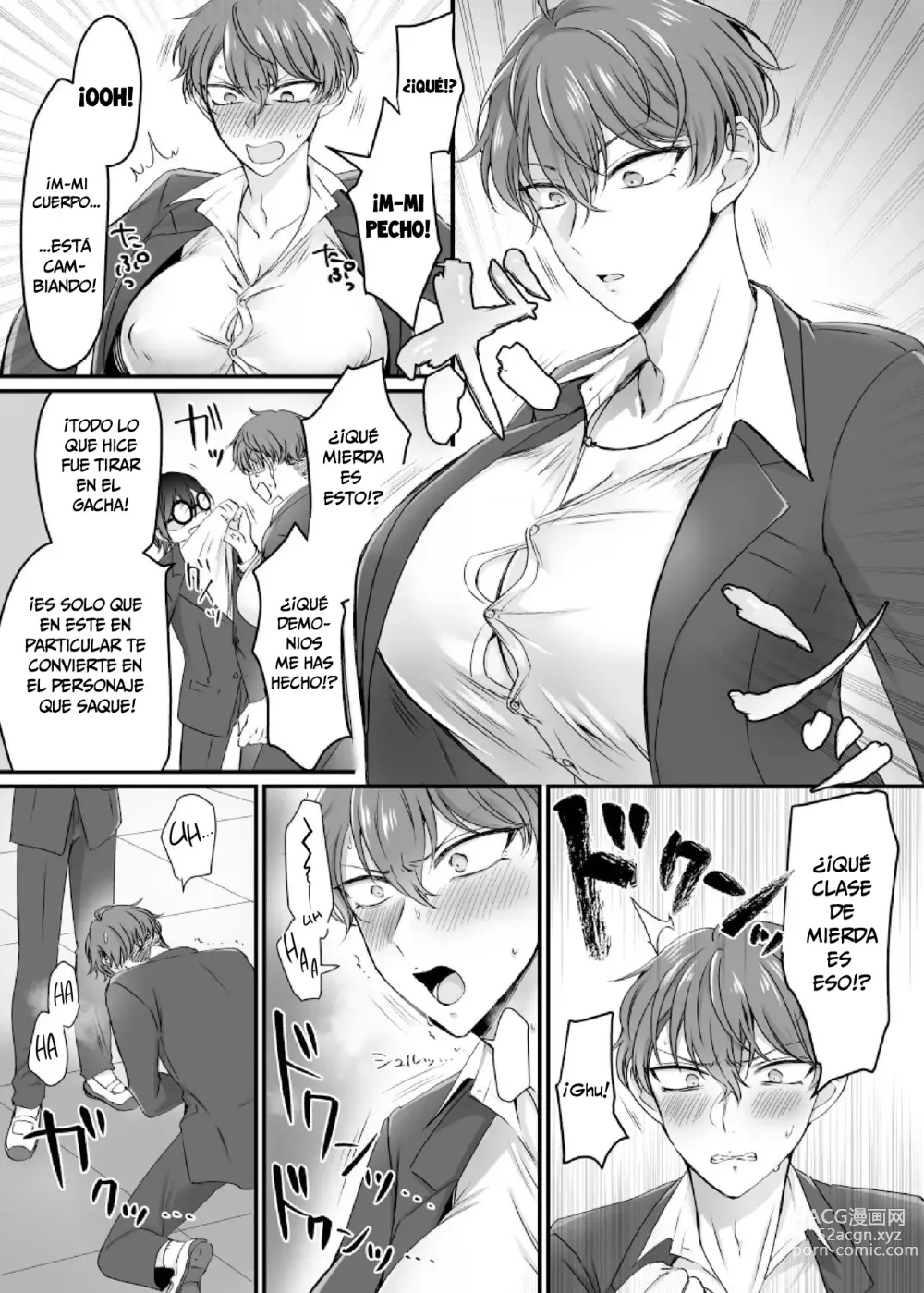 Page 6 of doujinshi Genjitsu Douki Gacha ~Nekura Otaku no Yome Chara ni Saserareta Ore~