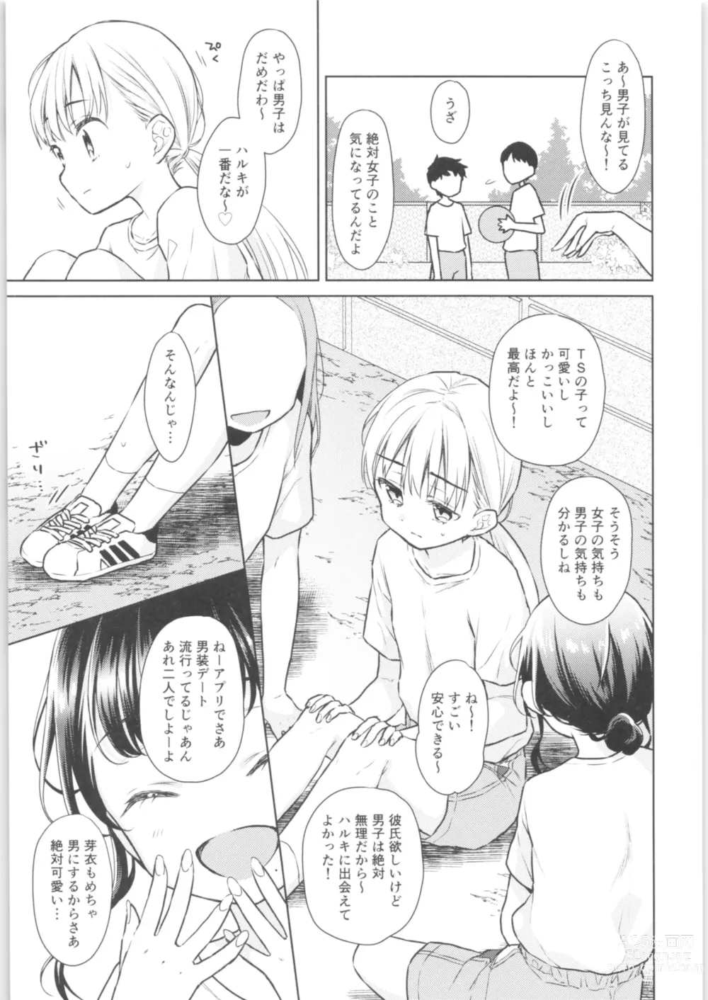 Page 54 of doujinshi TS Shoujo Haruki-kun Soushuuhen