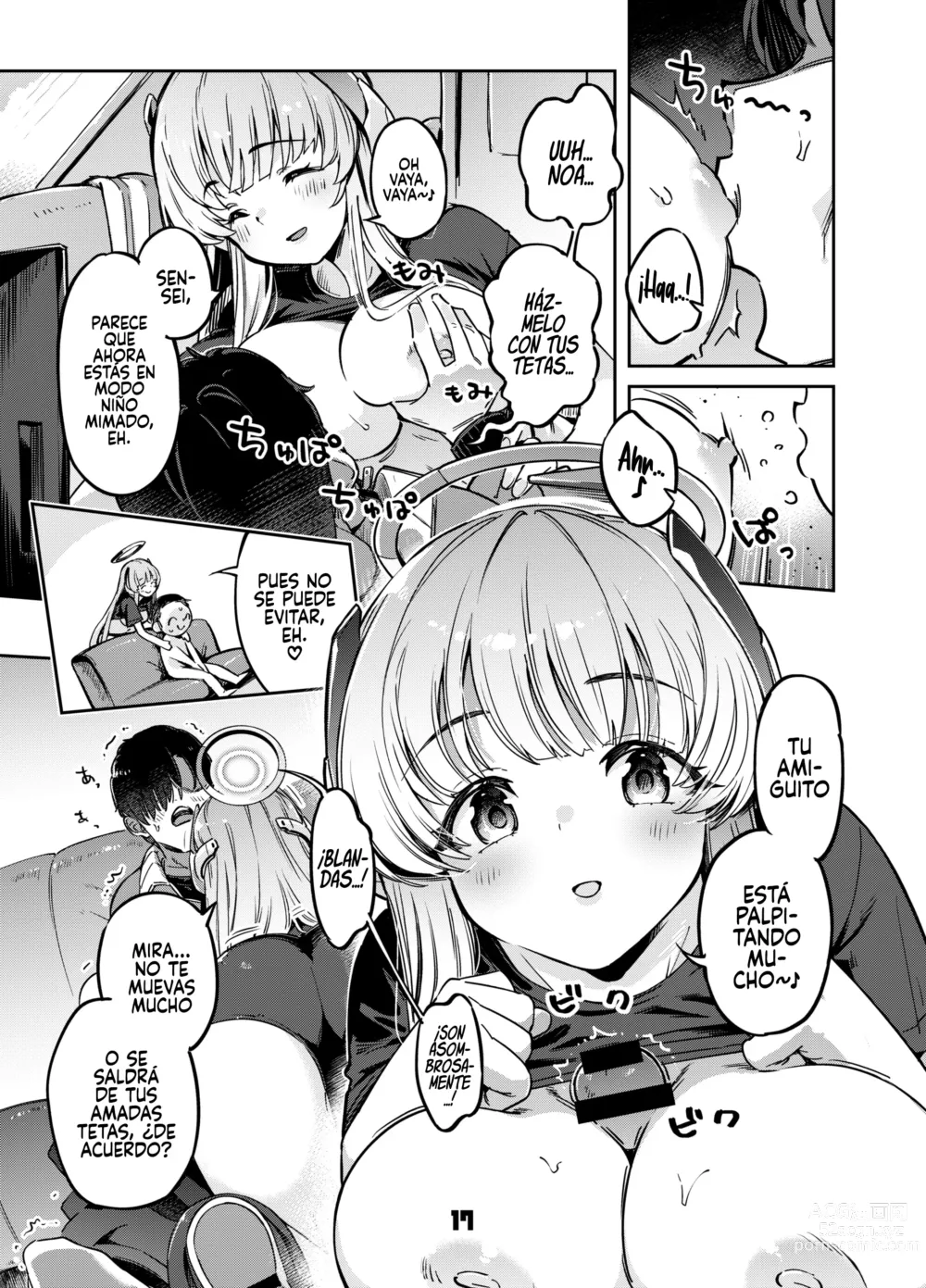 Page 16 of doujinshi Sensei? Yuuka-chan ni wa Naisho desu yo