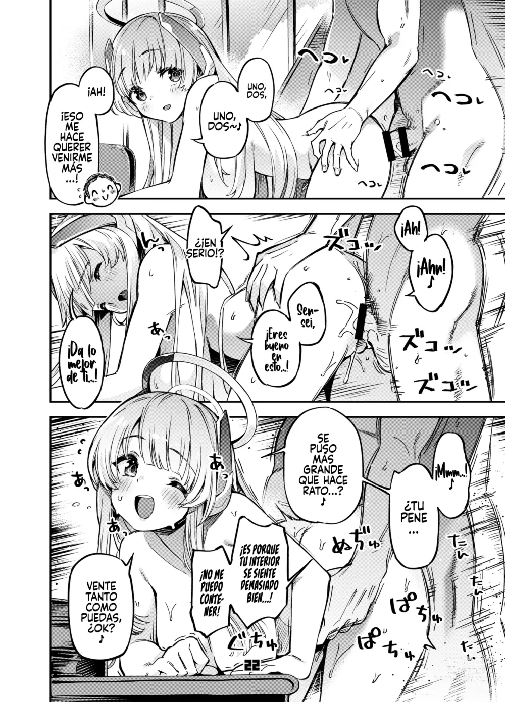 Page 21 of doujinshi Sensei? Yuuka-chan ni wa Naisho desu yo