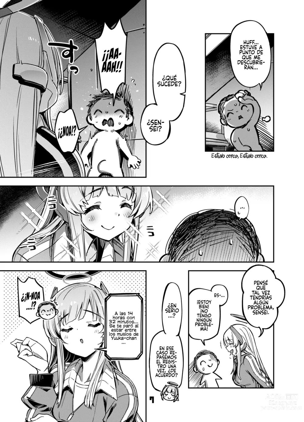 Page 6 of doujinshi Sensei? Yuuka-chan ni wa Naisho desu yo