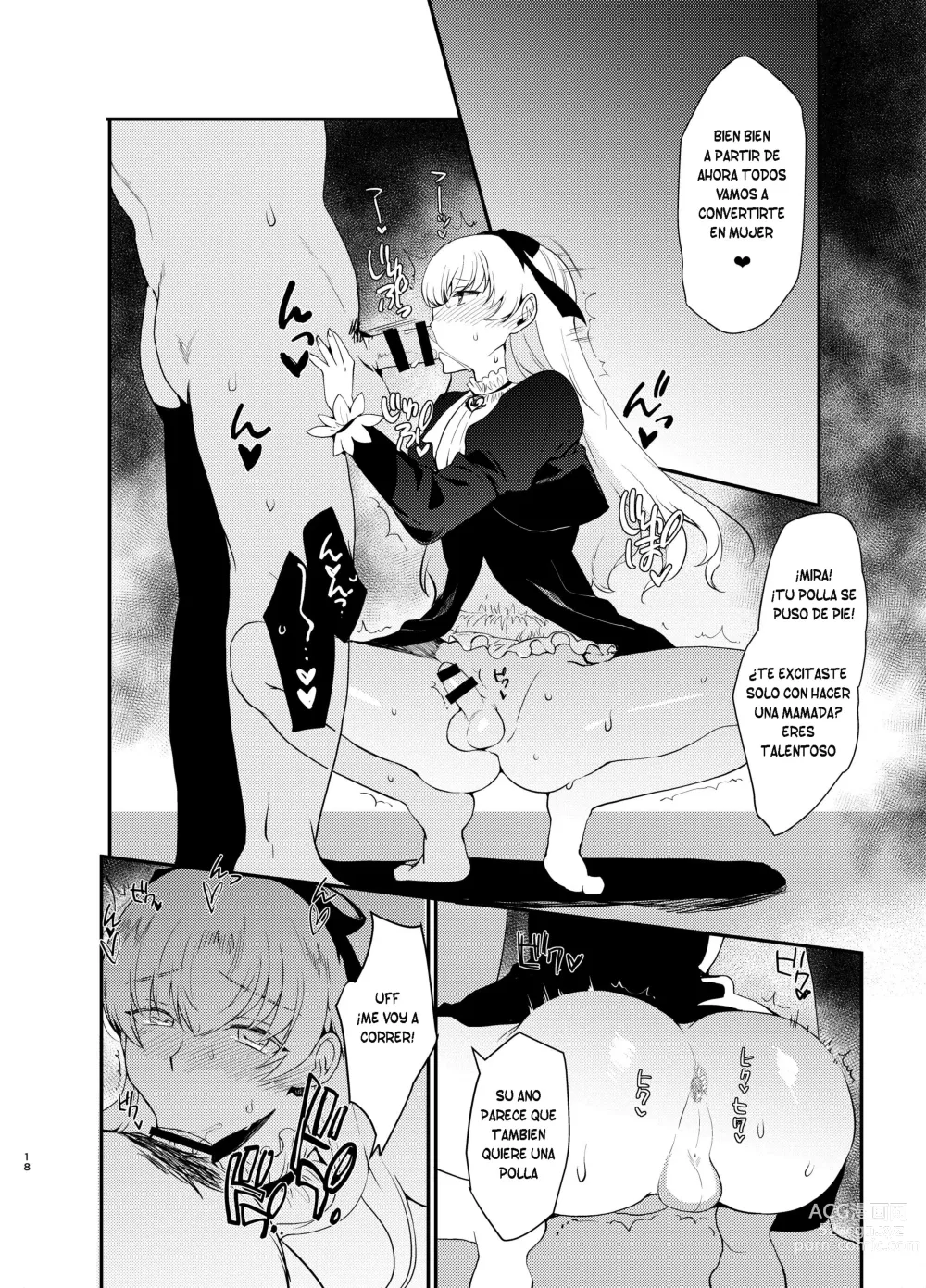 Page 17 of doujinshi Hentai Inmon 4 Kangokusen Otoko no Musume Kyousei Houshi