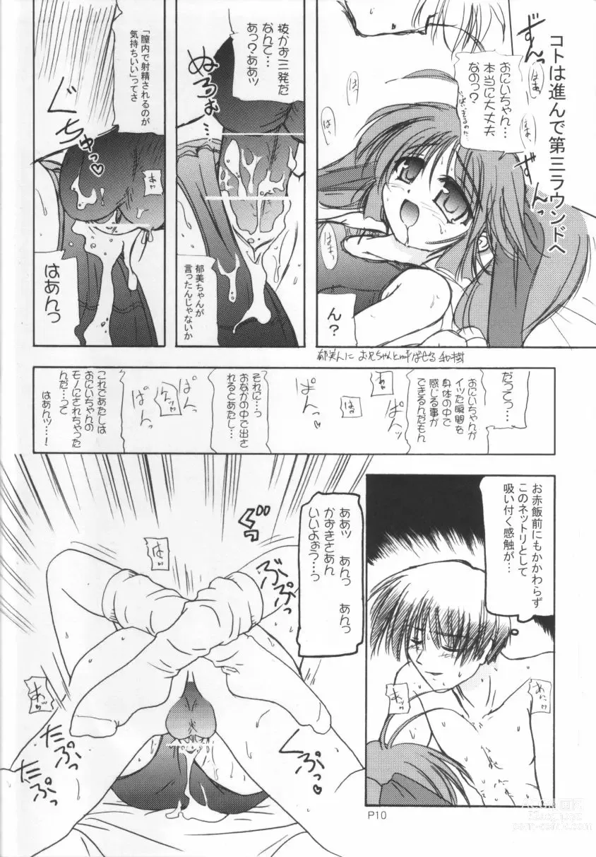 Page 10 of doujinshi Sukumizu Bon ~Ikumin to  Kozukuri  Hen~