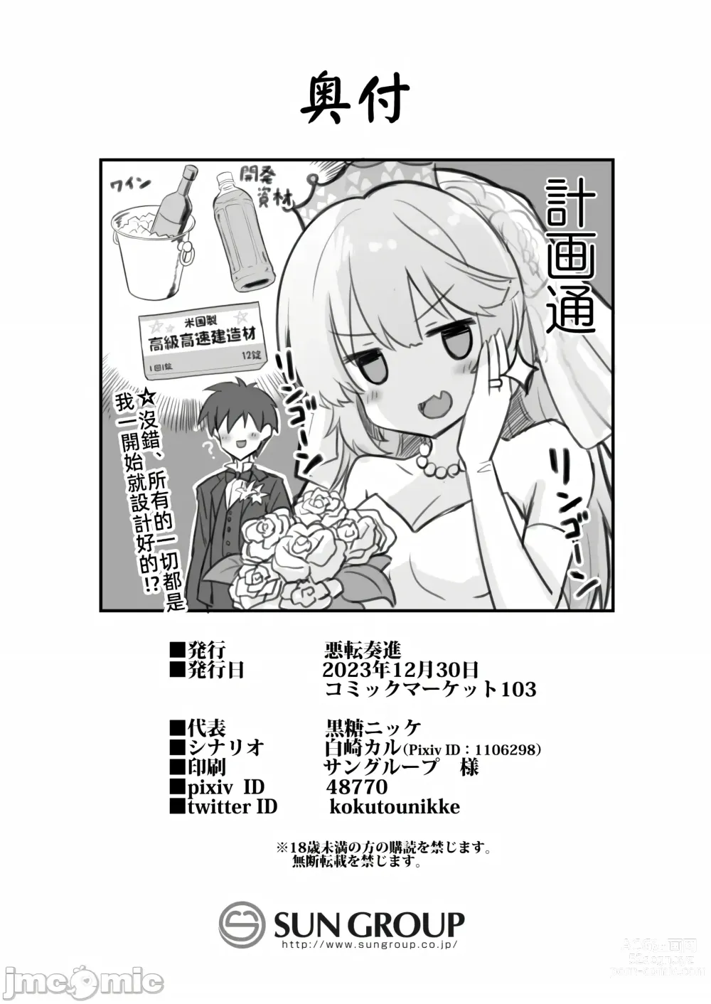 Page 36 of doujinshi Ranger-chan to Yoidore Lightning Marriage