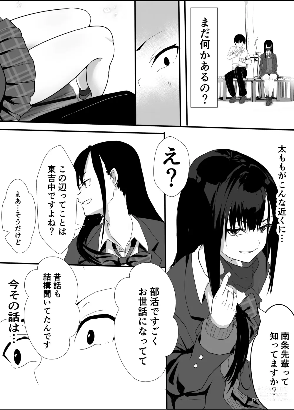 Page 8 of doujinshi Houkago  Kouen  no  Dosukebe Gal wa  Zekkouchuu no  Osananajimi