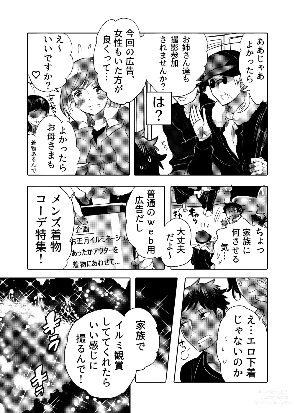 Page 19 of doujinshi Ana Mise Model-kun Guerrilla Satsueichuu Dosukebe Illumination Hen