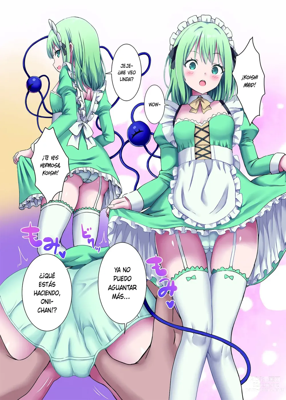 Page 3 of doujinshi El inocente cosplay H de Koishi