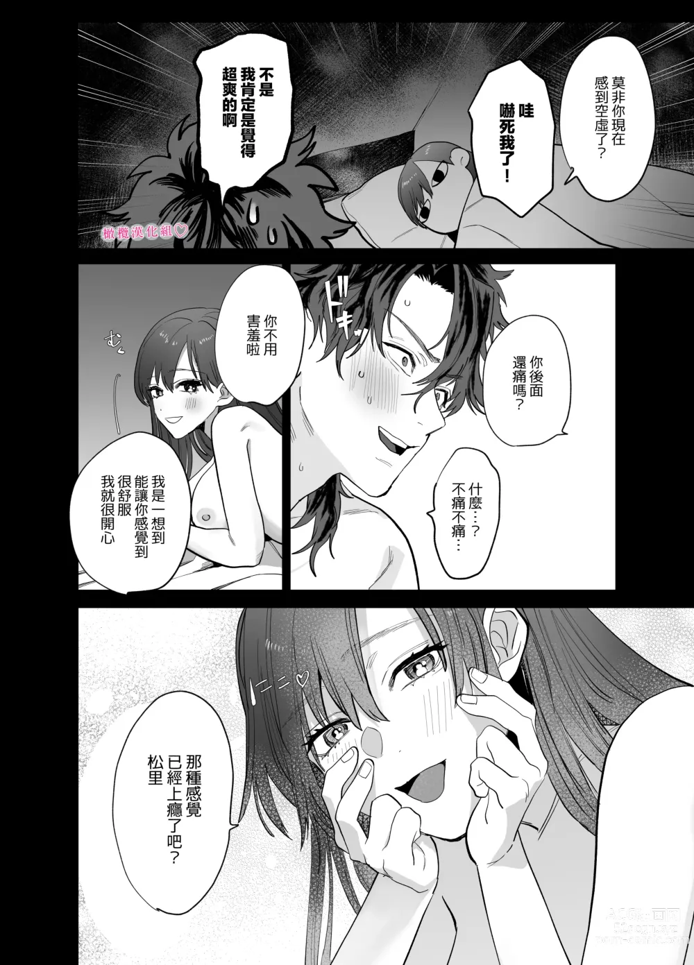 Page 35 of doujinshi tabe chau zo 〜 beta hore shita seijun-ha geki kawa kanojo ni kuwa reru ore no hanashi 〜 ​｜被女友吃掉〜清纯美丽人人羡慕的女友实际上是在床上激烈玩弄男人身体的抖S〜