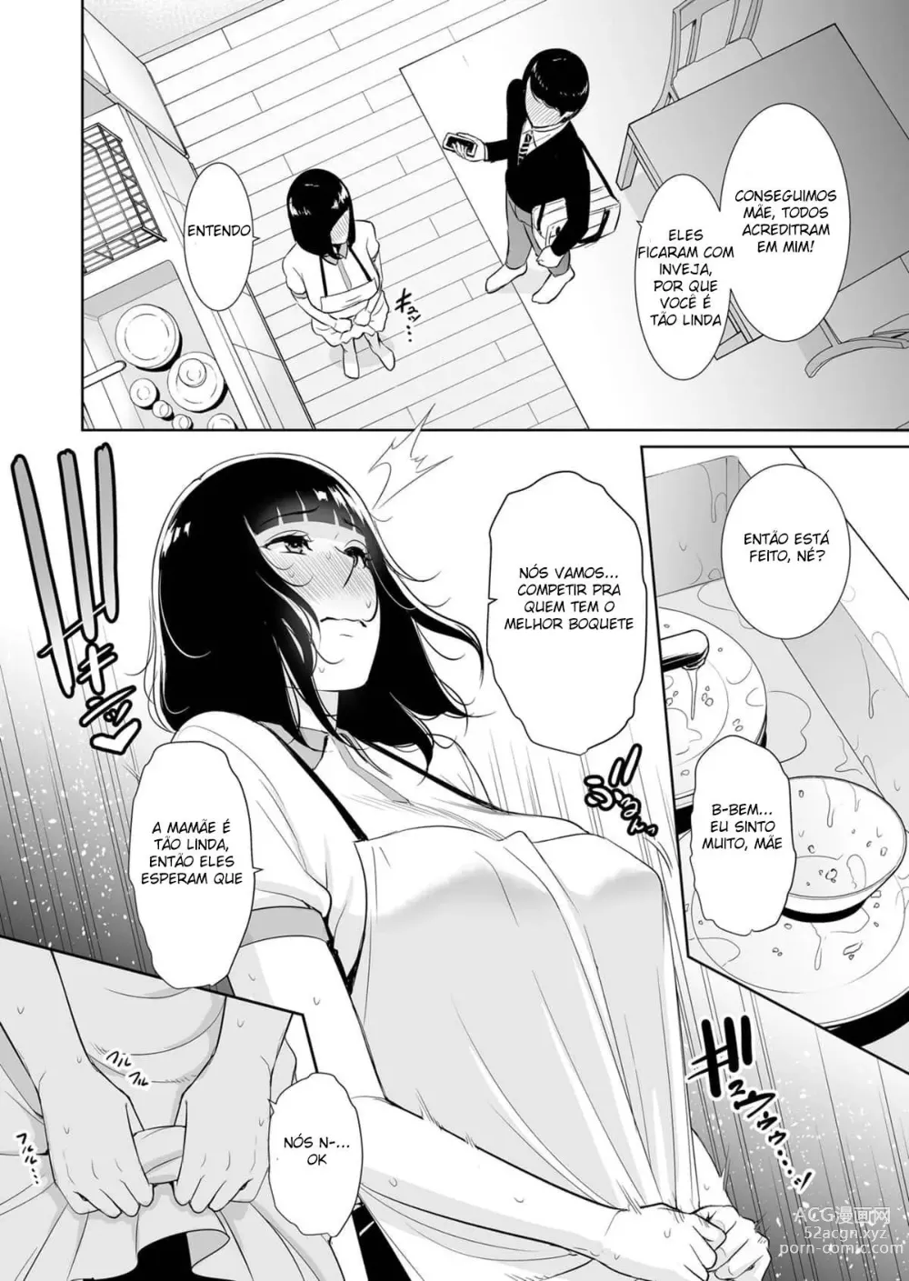 Page 15 of doujinshi Musuko ni Matagaru Hi ~Haha to Musuko no Hamedori Kiroku~