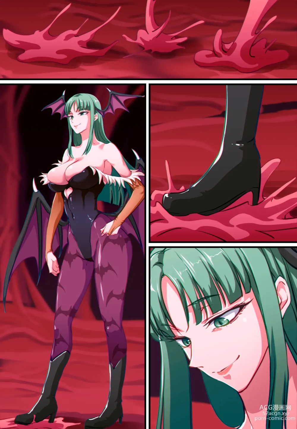 Page 2 of doujinshi Darkstalkers - Morrigan Aensland