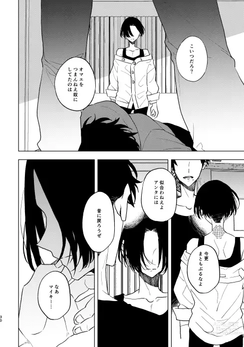 Page 29 of doujinshi Doushitatte Sukuwarenai yo.