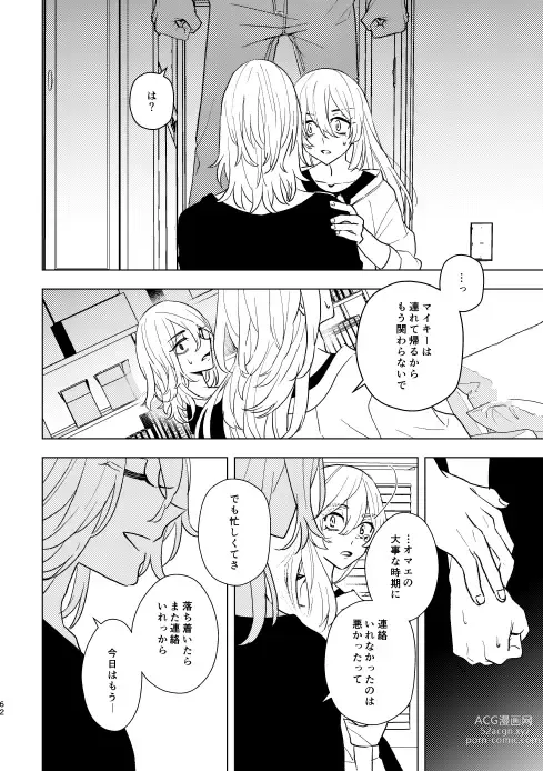 Page 61 of doujinshi Doushitatte Sukuwarenai yo.