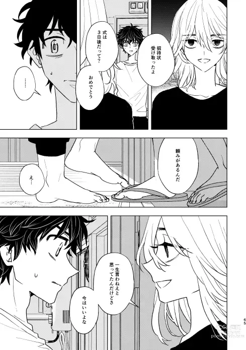 Page 64 of doujinshi Doushitatte Sukuwarenai yo.