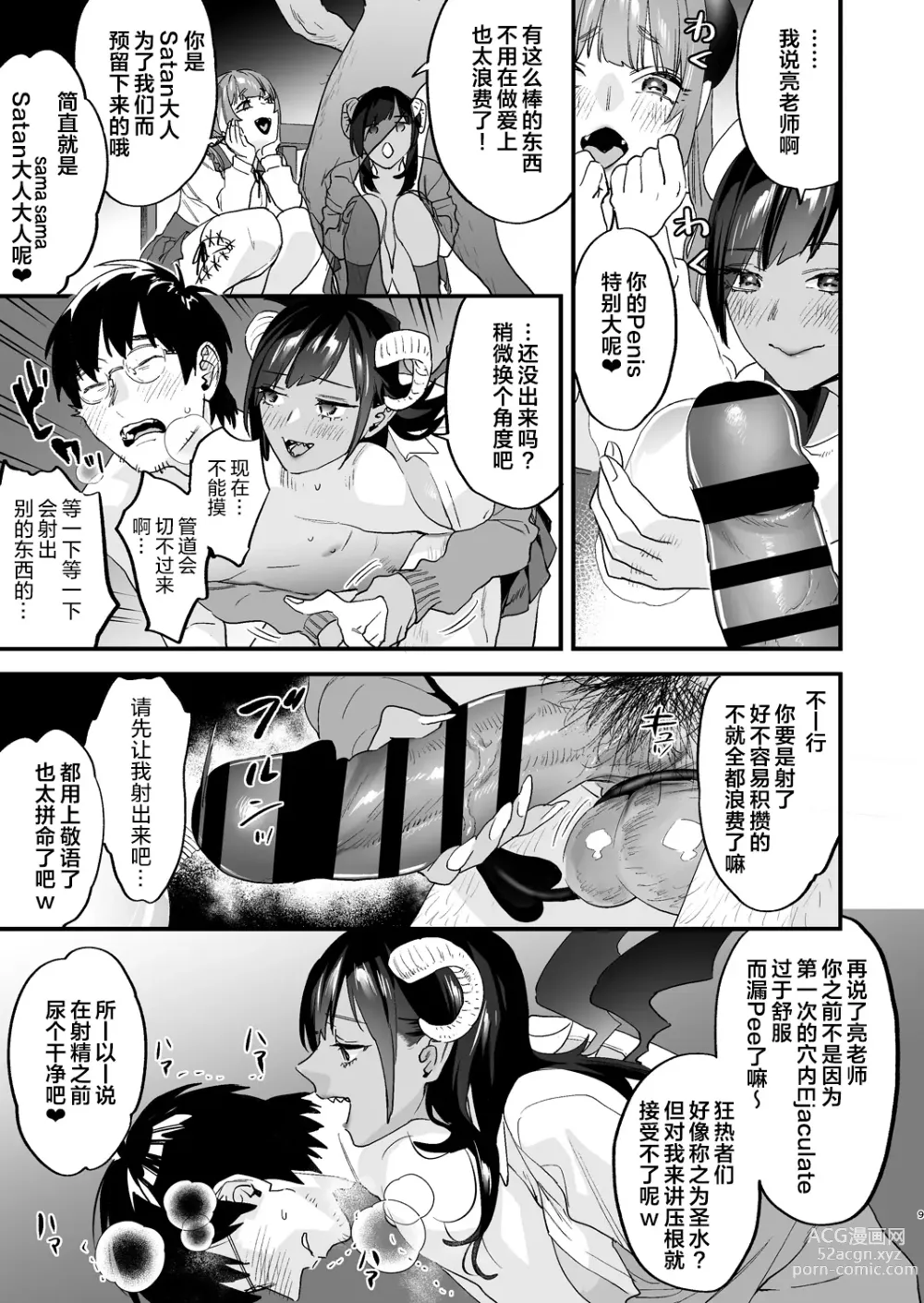 Page 9 of doujinshi Koukan Ryuugakusei -Succubus-tachi to Boku-