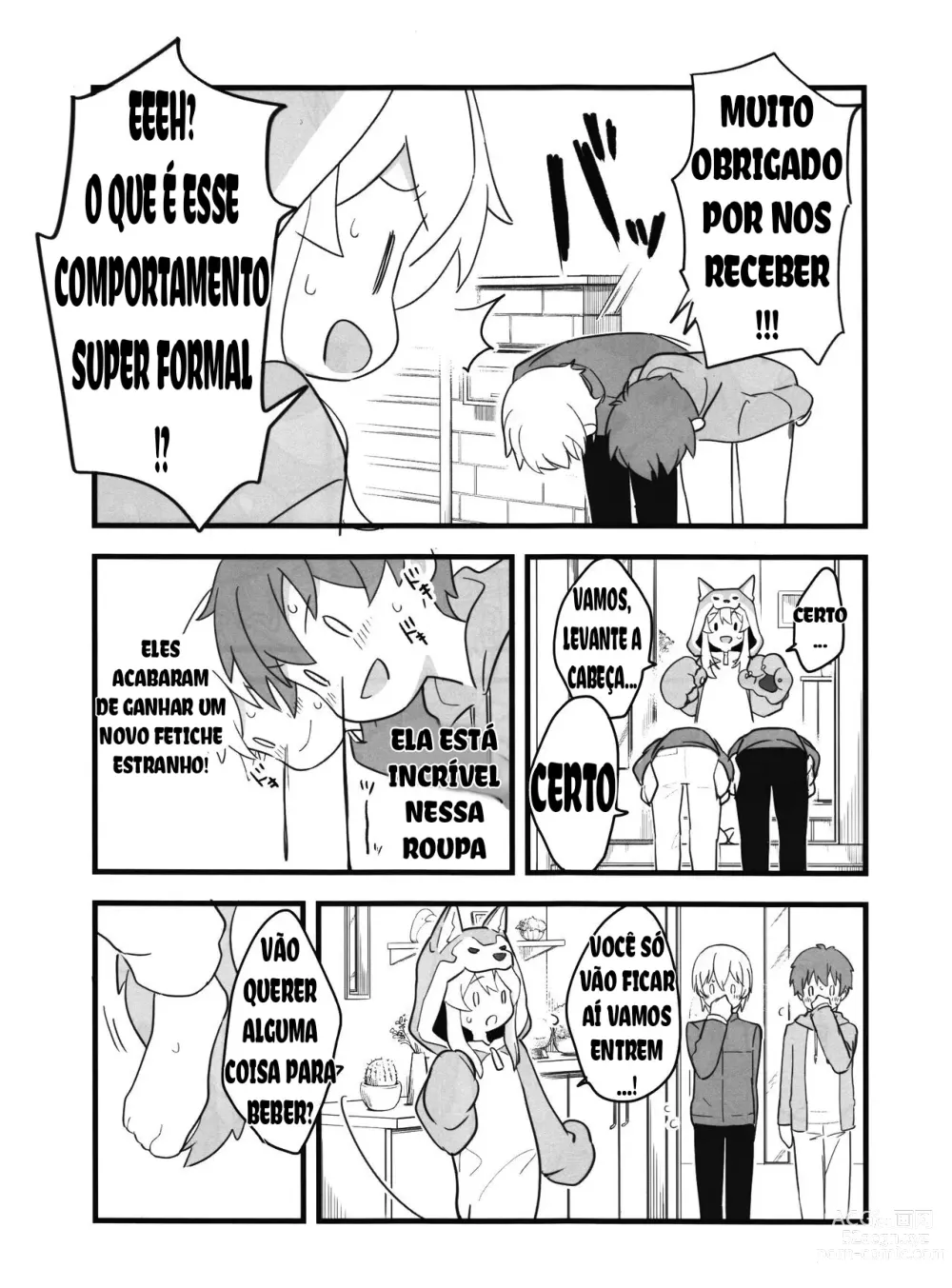 Page 6 of doujinshi Ookami-san wa Oshimai!