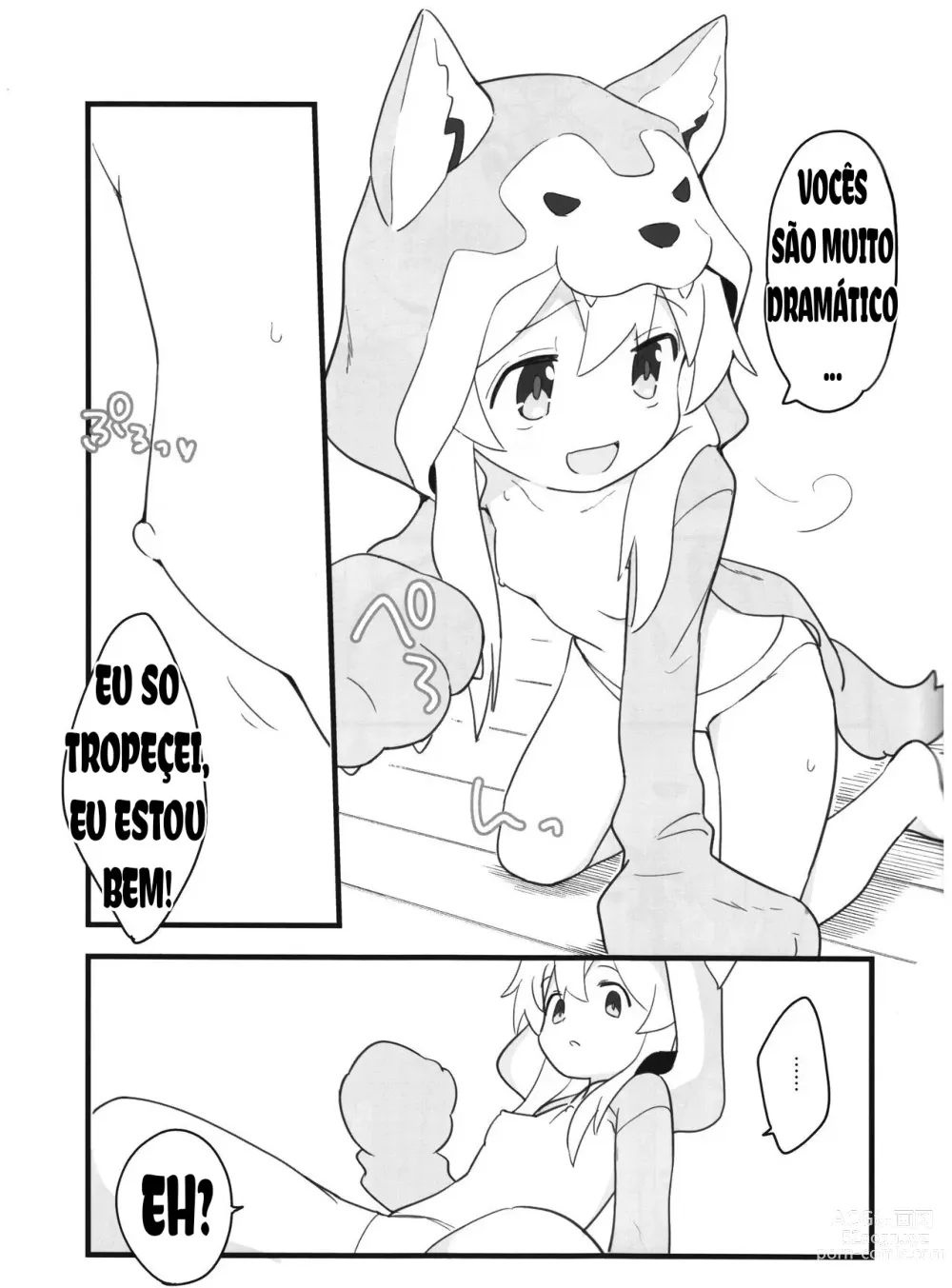 Page 8 of doujinshi Ookami-san wa Oshimai!