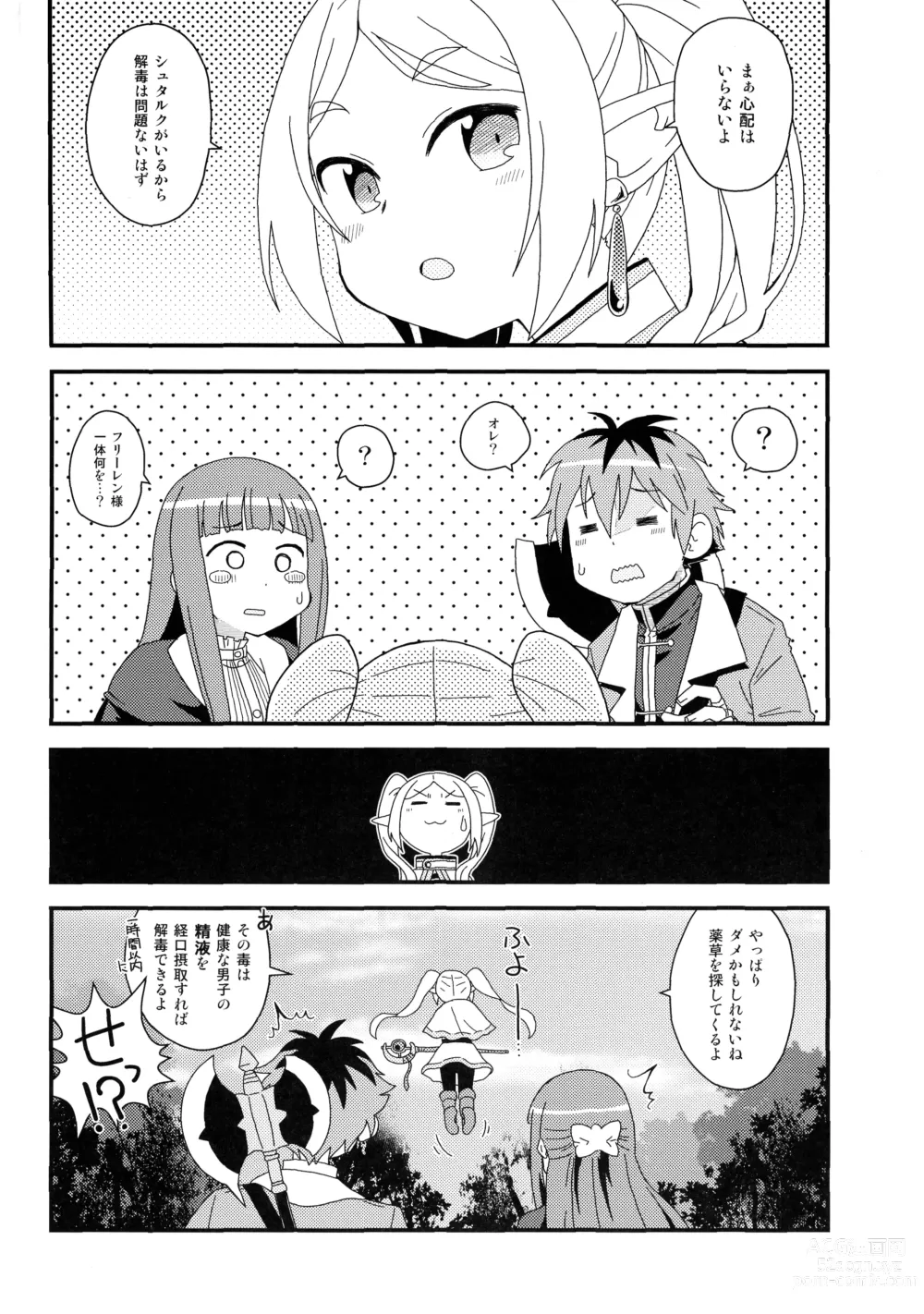 Page 4 of doujinshi Fern to Stark ni Osesse Saseru Hon