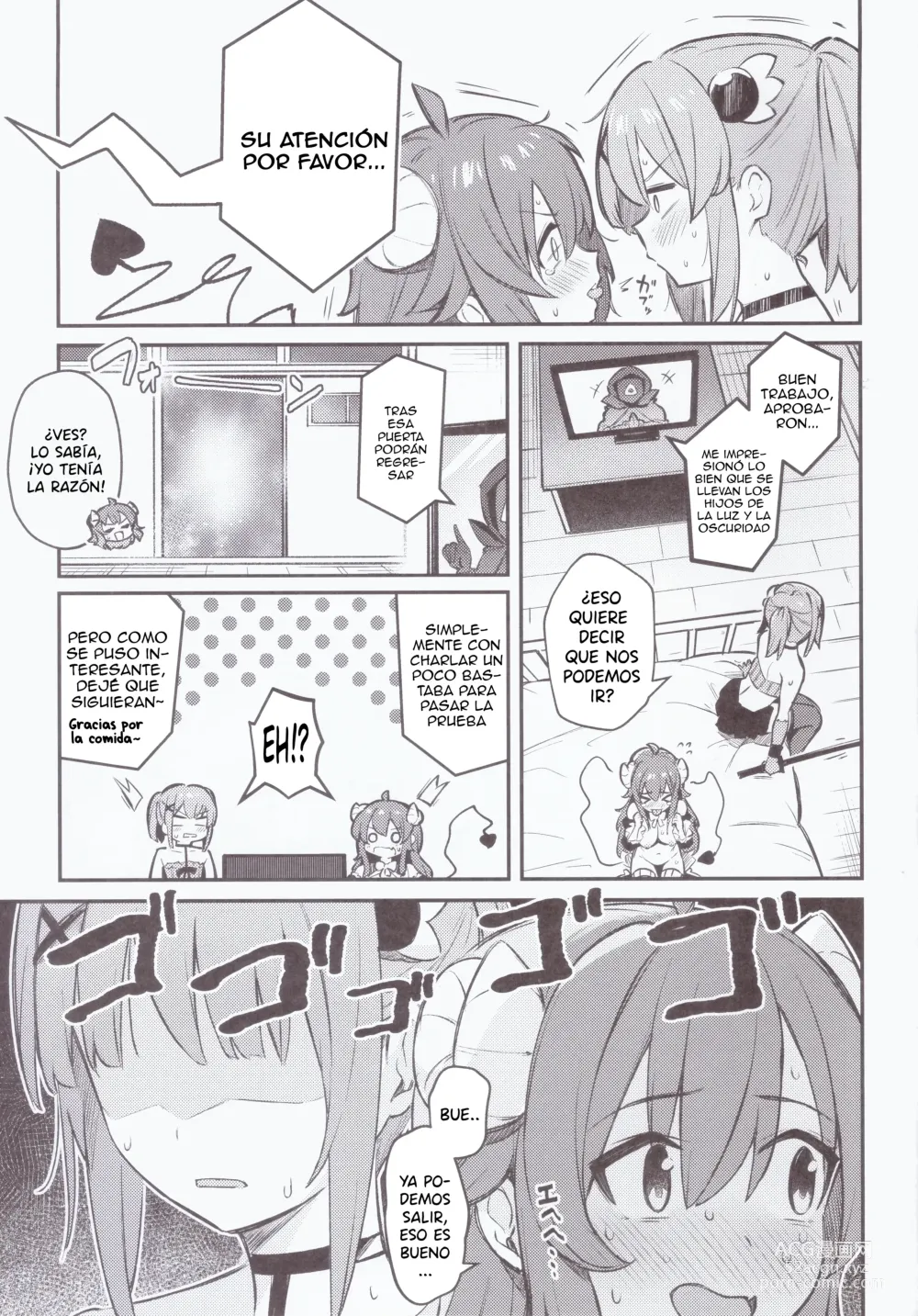 Page 34 of doujinshi Mazoku wa Shukuteki to Nakayoshi Shinai to Derarenai Heya ni, Tojikomerarete Shimatta!