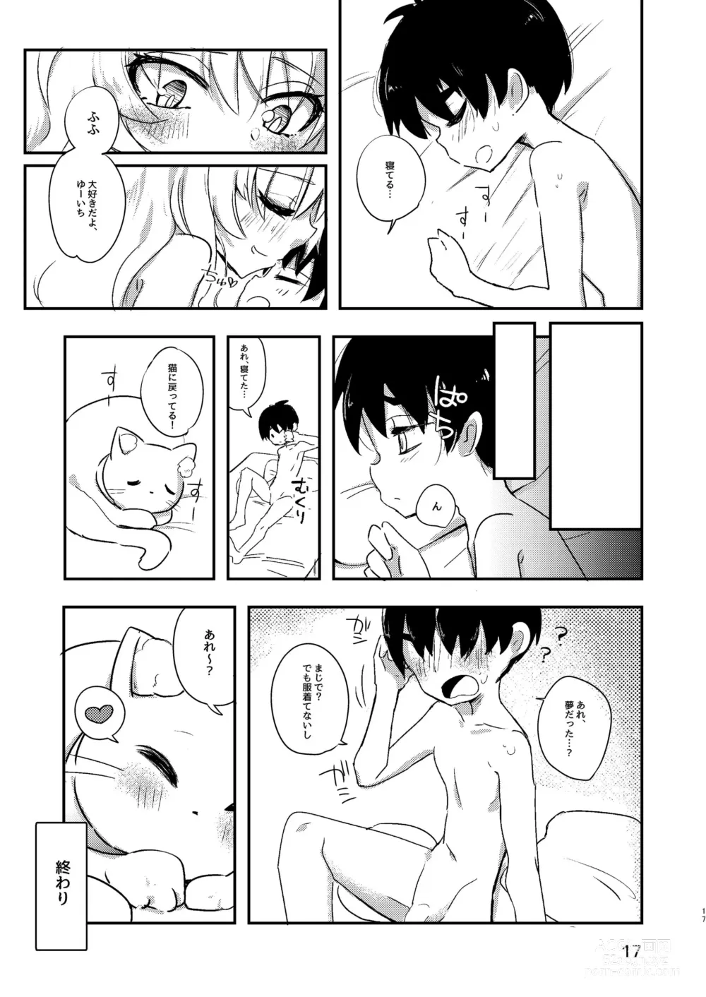 Page 16 of doujinshi Ongaeshi no Neko