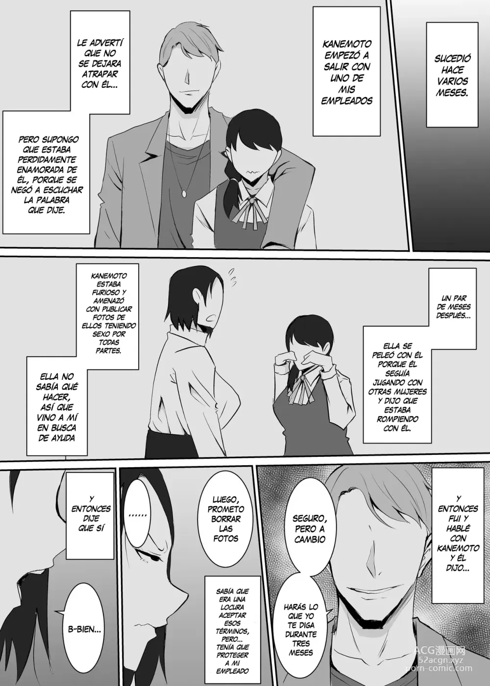 Page 14 of doujinshi Akogare no Onna Joushi ga Douryou no Charao ni Otosareru Hanashi