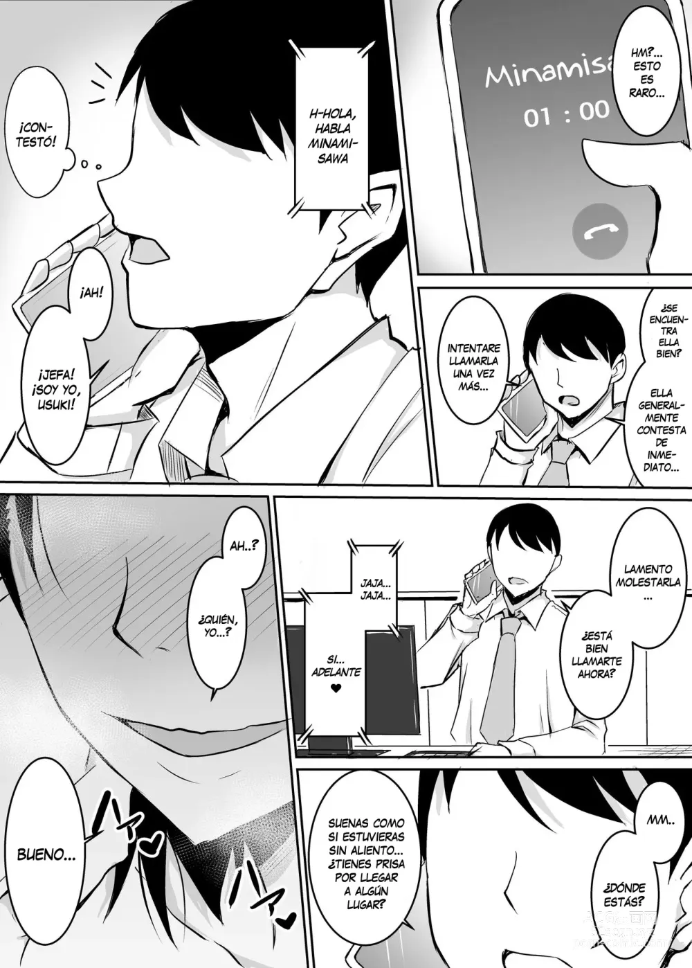 Page 21 of doujinshi Akogare no Onna Joushi ga Douryou no Charao ni Otosareru Hanashi