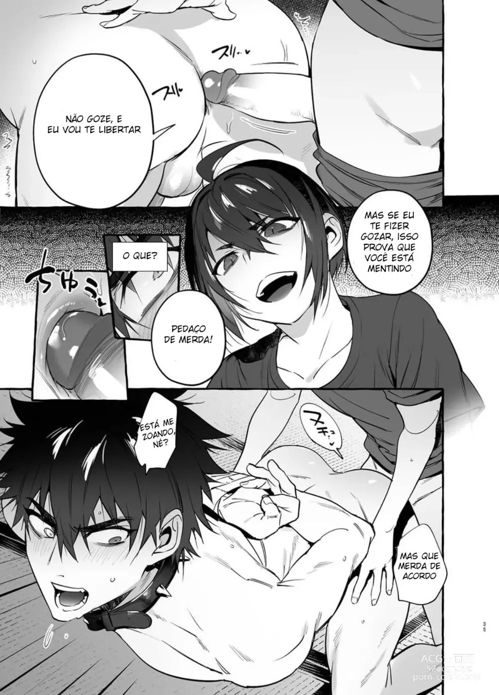 Page 34 of doujinshi Puppy Play With Papa - What the Cat Dragged In 3