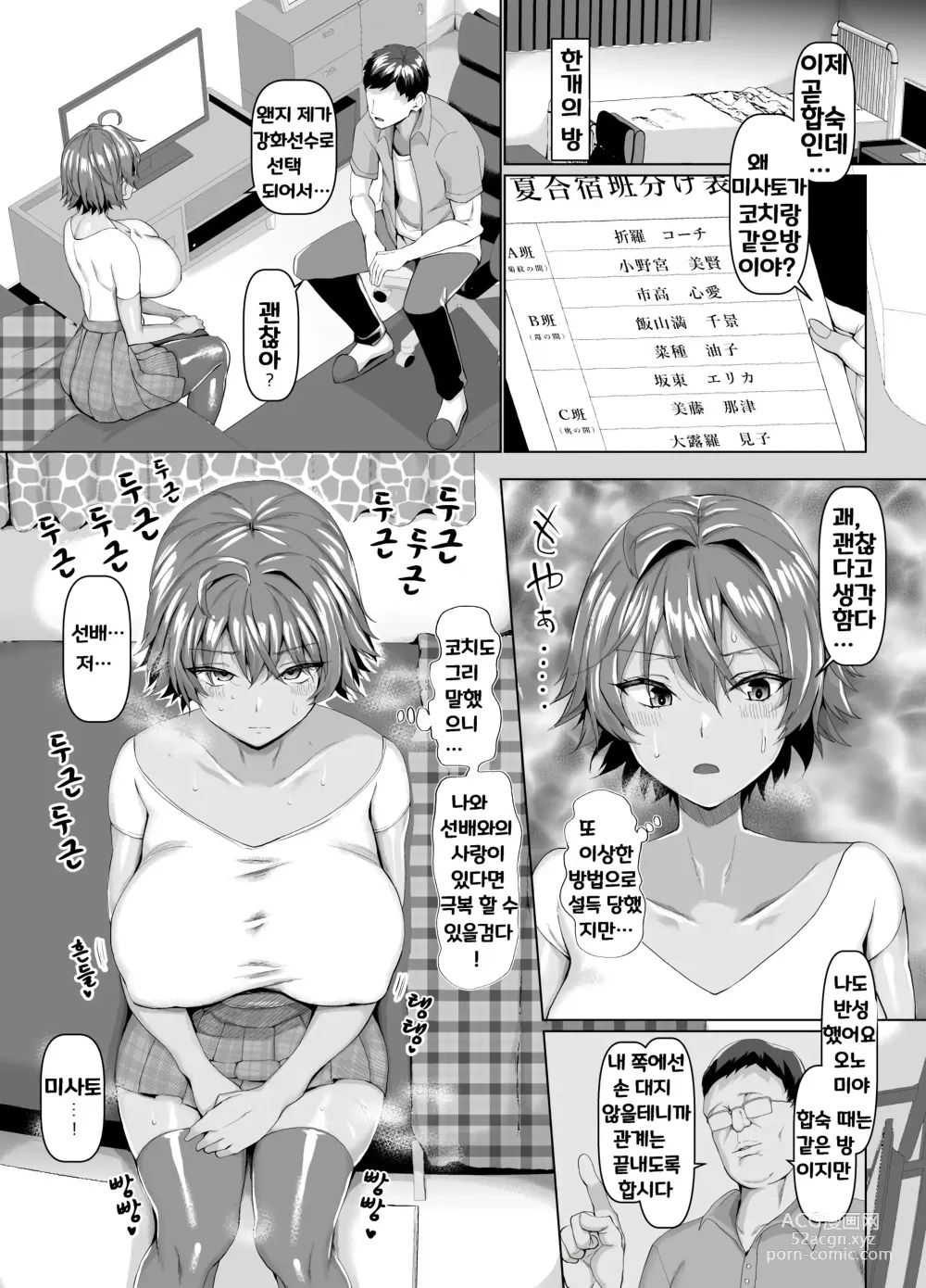 Page 58 of doujinshi Ore no koto daisukina kouhai ga riku-bu no kochi ni ya rare teta kudanㅣ나를 좋아하는 후배가 육상부 코치에게 당해버린 건