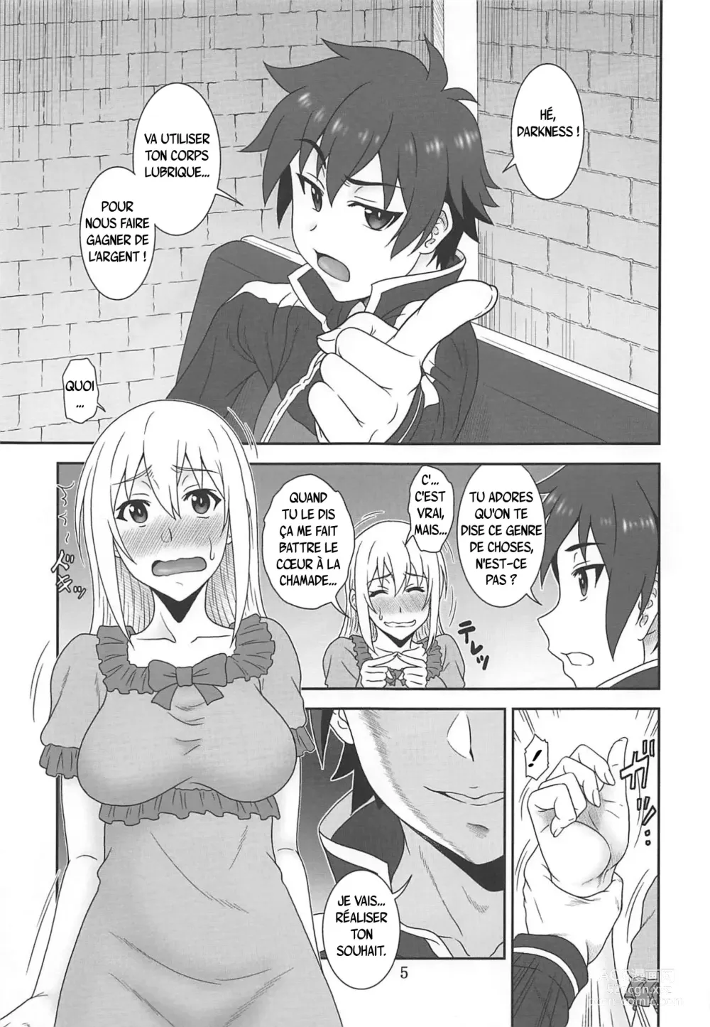 Page 4 of doujinshi Les troubles de Darkness 2