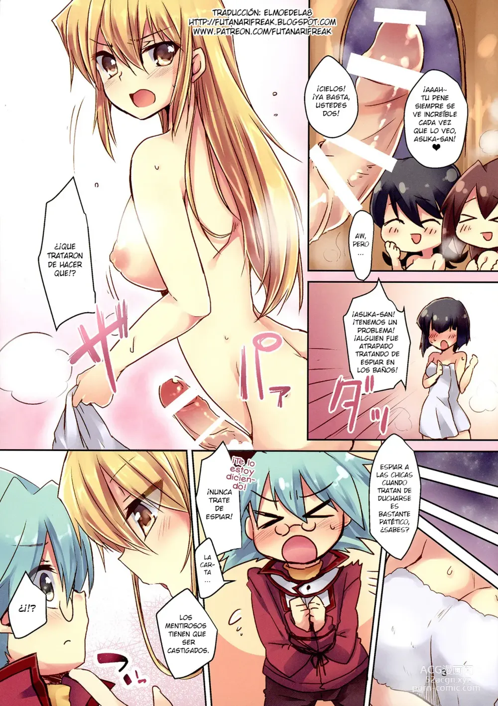 Page 3 of doujinshi Futanari Joshi kara Oshioki sareru Hon