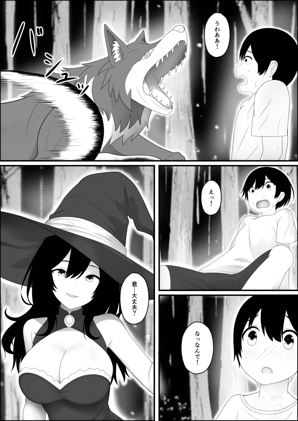 Page 4 of doujinshi Isekai ni Tensei shitara Mahoutsukai no Onee-san ni Fudeoroshisareta Ken