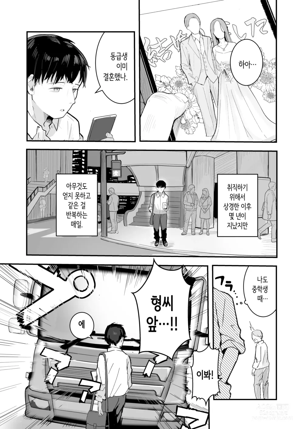 Page 3 of doujinshi 청춘을 재시작할 수 있다면 이번에야말로 좋아했던 동급생과 사귀어서 반드시 미친듯이 섹스하고 싶다.