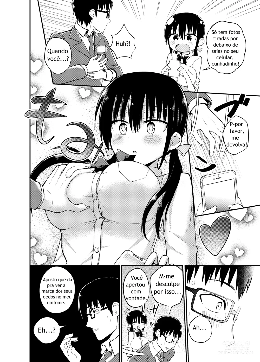 Page 6 of doujinshi Kanojo no Imouto ga Kyonyuu Mini Suka JK de Shouakuma-kei