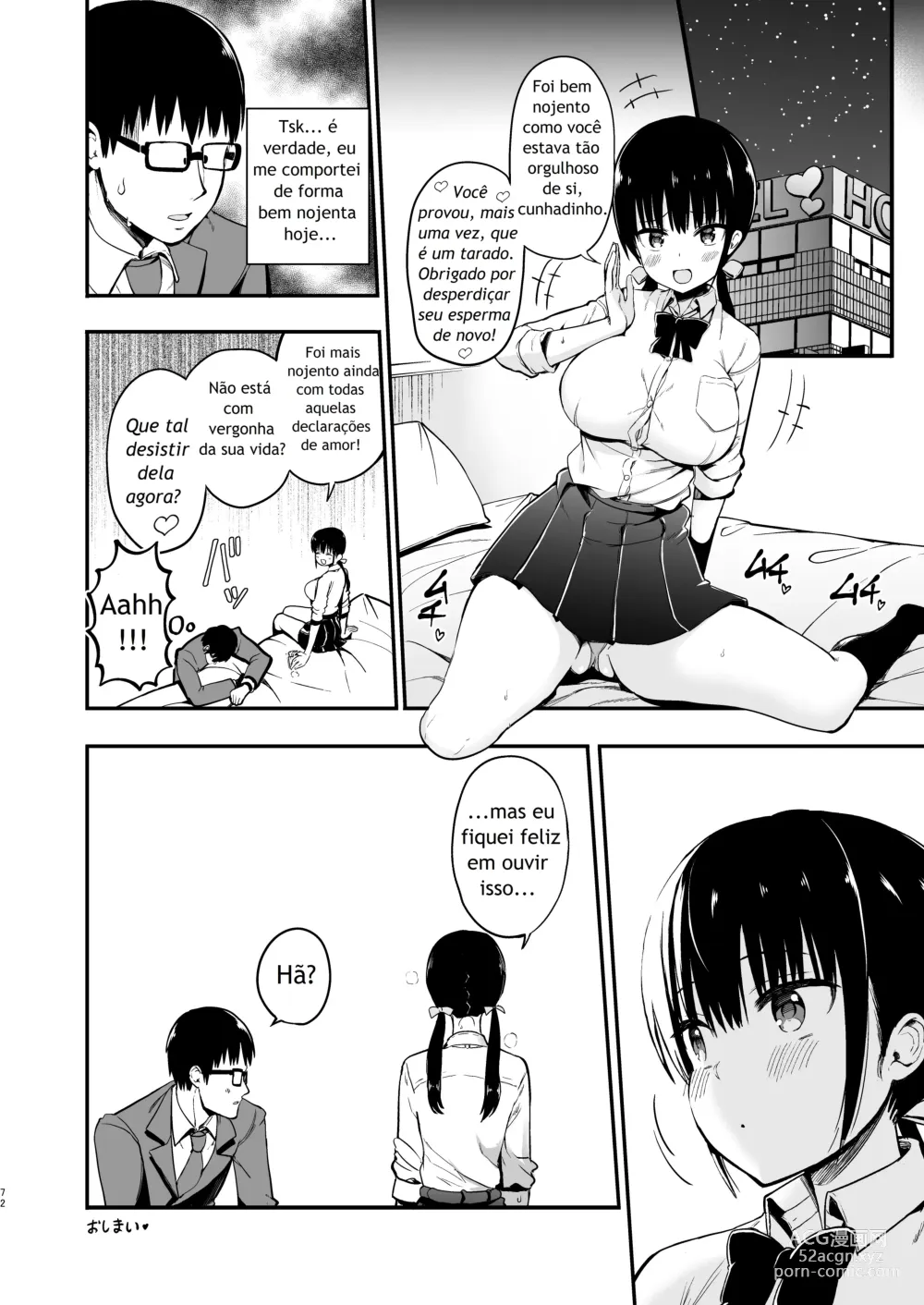 Page 70 of doujinshi Kanojo no Imouto ga Kyonyuu Mini Suka JK de Shouakuma-kei