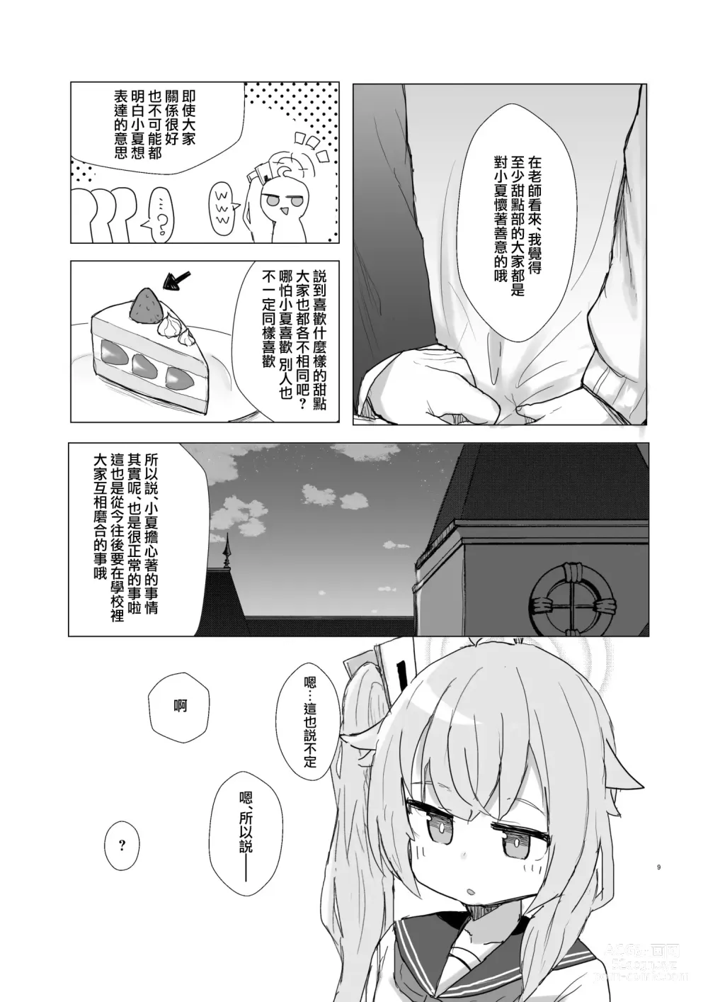 Page 11 of doujinshi 無論怎樣悲傷只要有甜點就足以緩和。