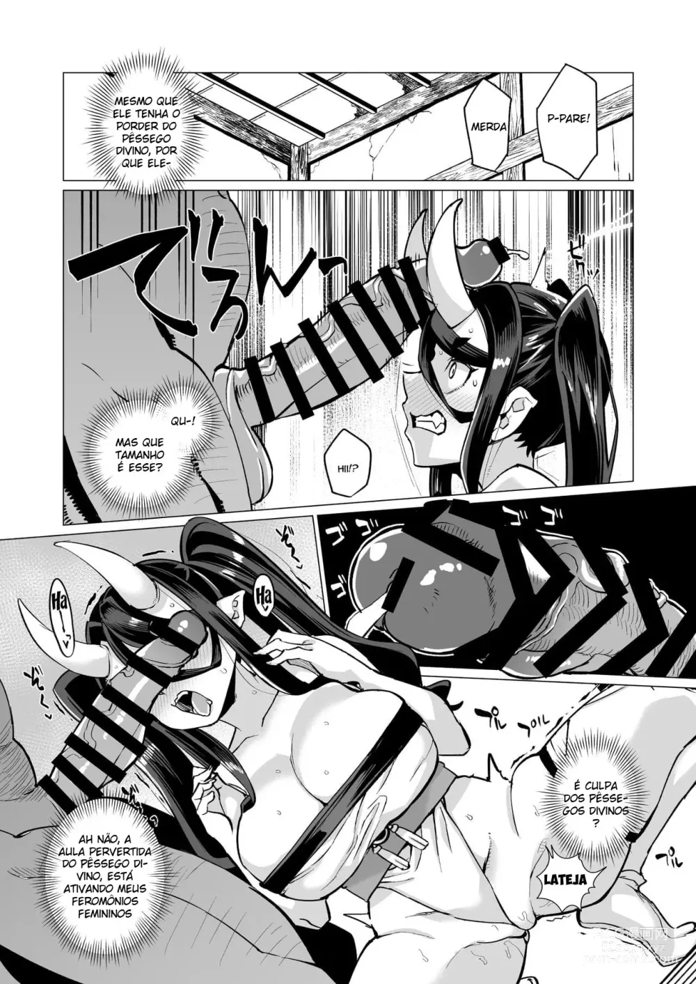 Page 9 of doujinshi Oni Miko Yome Da Furusato de Choushi Koi Teta Shouwaru Oni Lolibabaa ga Jigou Jitoku de Subete o Ushinai Korogarikonde Kita node Oyome-san Ken Onaho ni Shiteyaru Hanashi