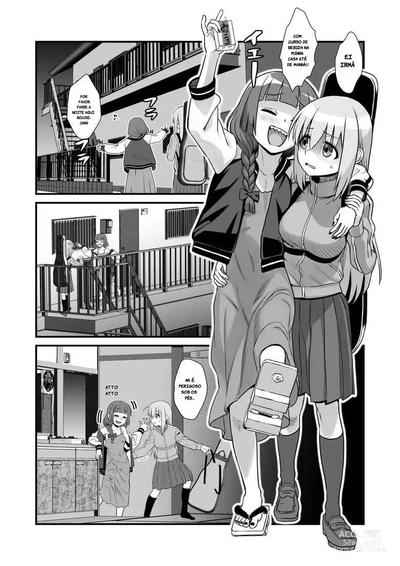 Page 3 of doujinshi [Kakumei Seifu Kouhoushitsu (Radiohead, Dekosuke, Hakai Taitei)] (Bokki the Dick!) (Bocchi the Rock!) [Portuguese-BR] [Cipher-May] [Digital] [Incomplete]