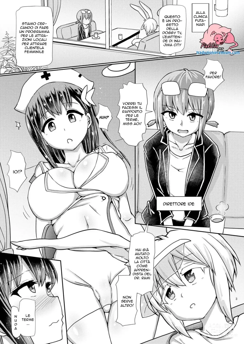 Page 1 of doujinshi Intervista nelle sorgenti termali (decensored)