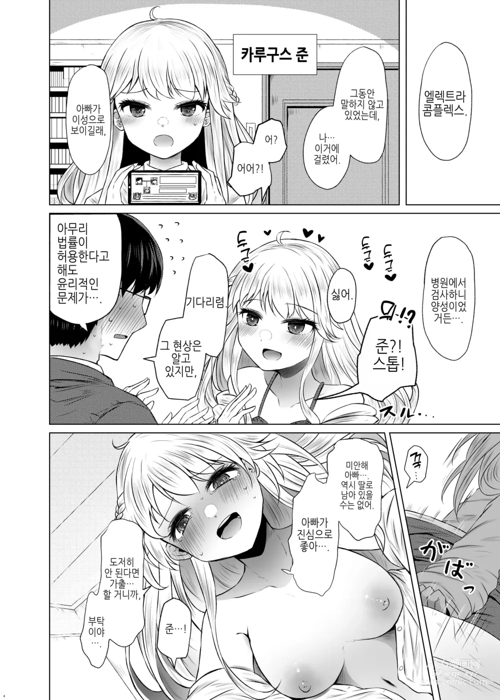 Page 4 of doujinshi 유전성 질환의 위험이 없다면 친아빠랑 아이를 만들어도 괜찮지?