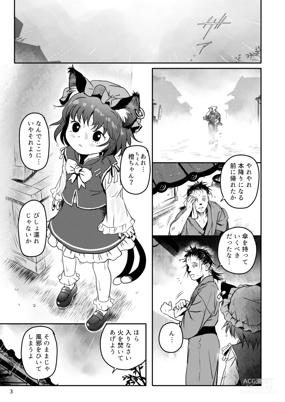 Page 3 of doujinshi Maseneko! Chen-chan!