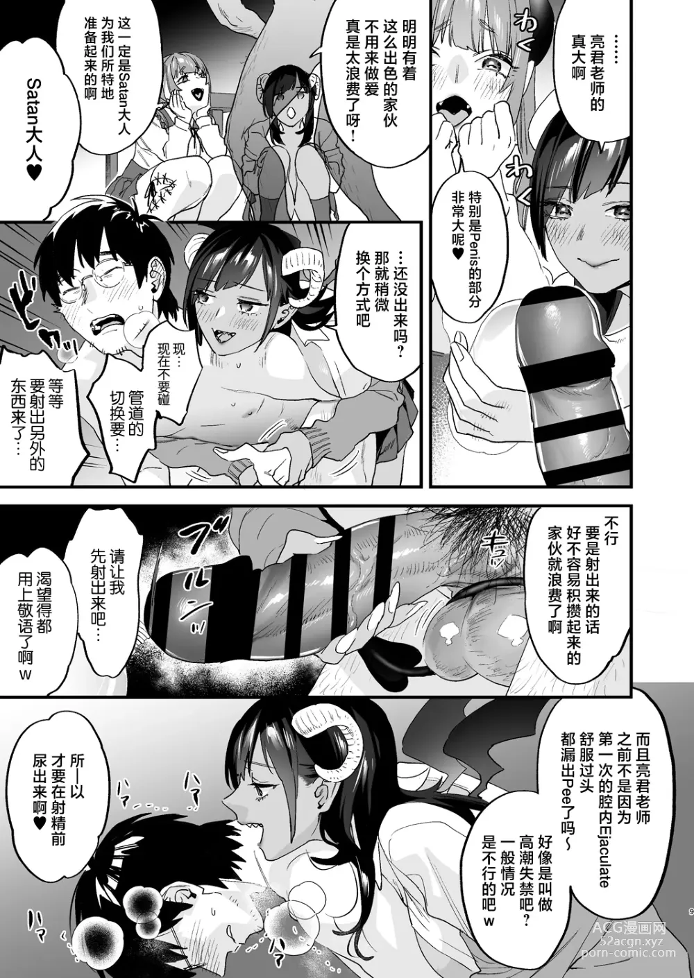 Page 9 of doujinshi Koukan Ryuugakusei -Succubus-tachi to Boku-