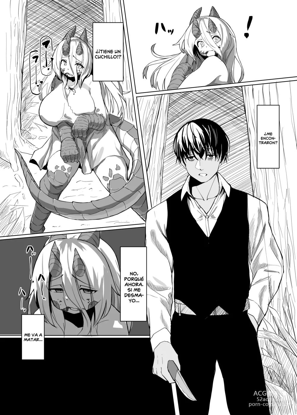 Page 7 of doujinshi Konna Sugata no Watashi demo Suki ni Natte kureru...? Hakugai Ryuujo to Genkai Koroshi-ya no Junai Kairaku Ochi