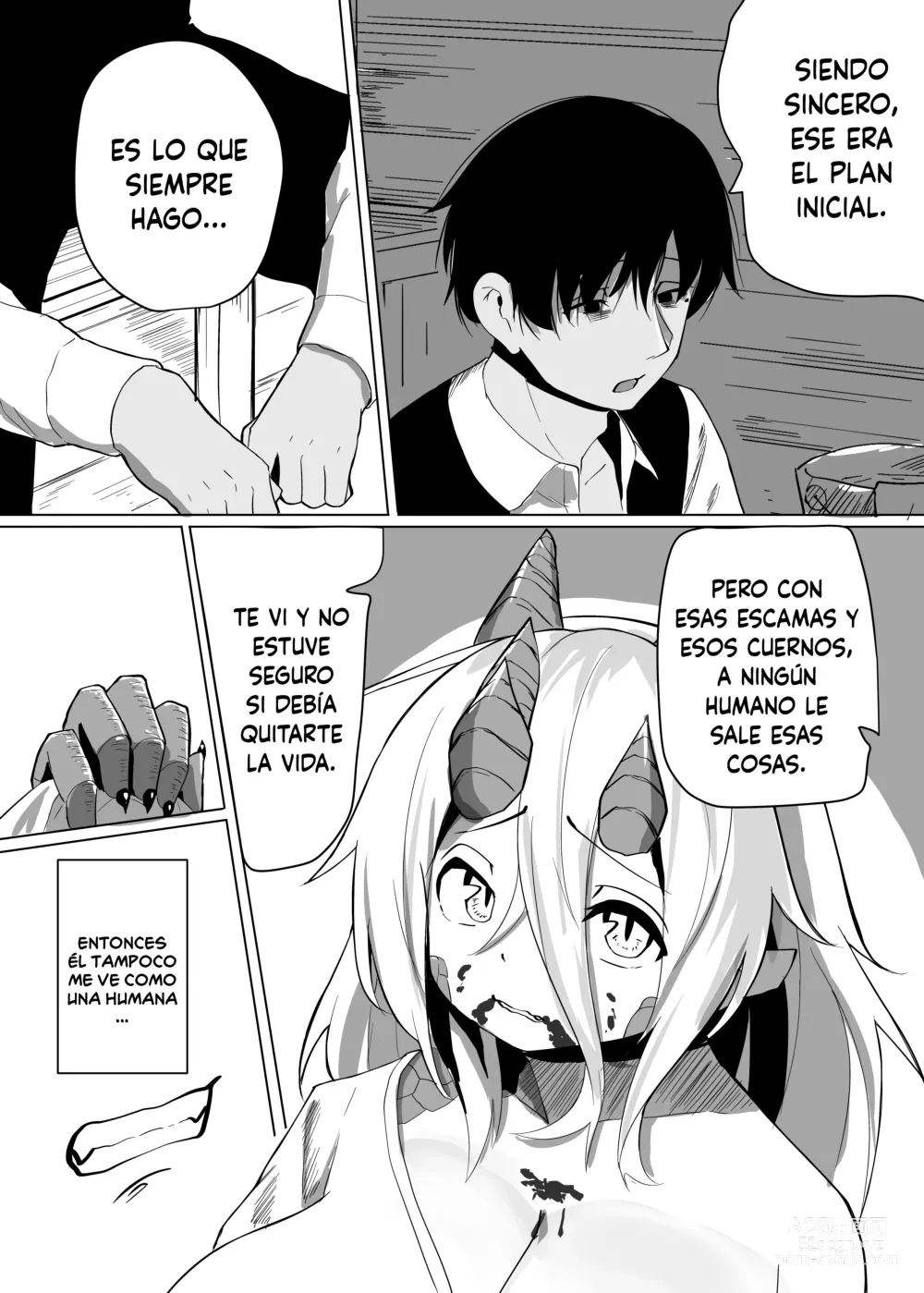 Page 10 of doujinshi Konna Sugata no Watashi demo Suki ni Natte kureru...? Hakugai Ryuujo to Genkai Koroshi-ya no Junai Kairaku Ochi