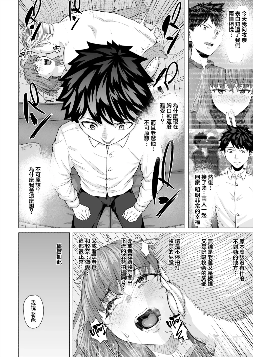 Page 19 of doujinshi Osananajimi to Oyaji no Saimin Sex o Toru Christmas