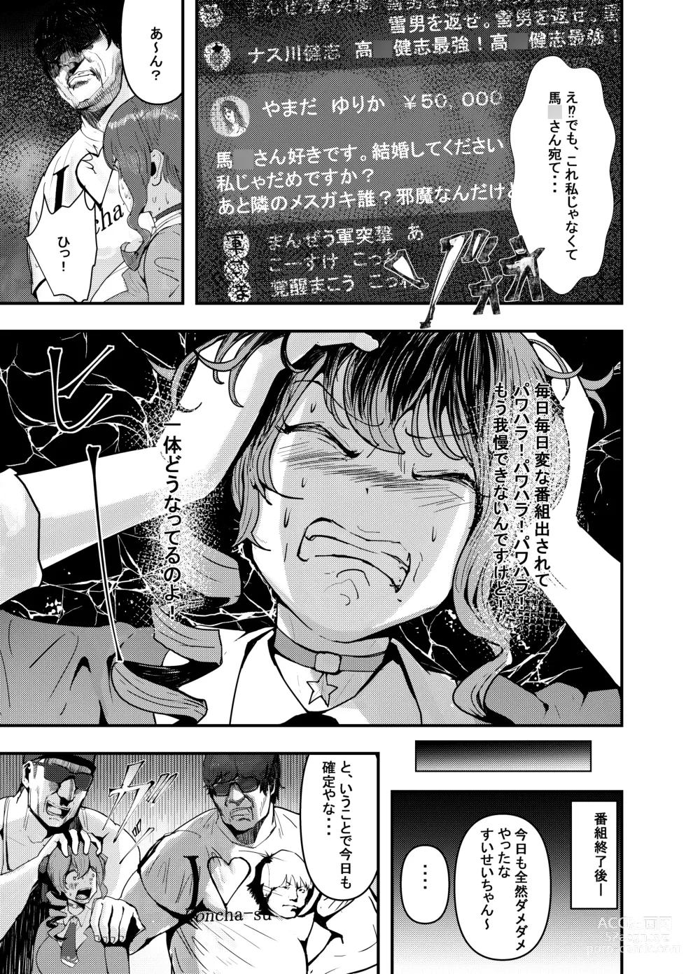 Page 14 of doujinshi 何や、このVちゅーばぁ！？ザ・ファイナル〜全人類コ○ドット化計画・転生したらKカップ110cm全自動パイ ズリ付きオホ声肉便器担当だった！？〜