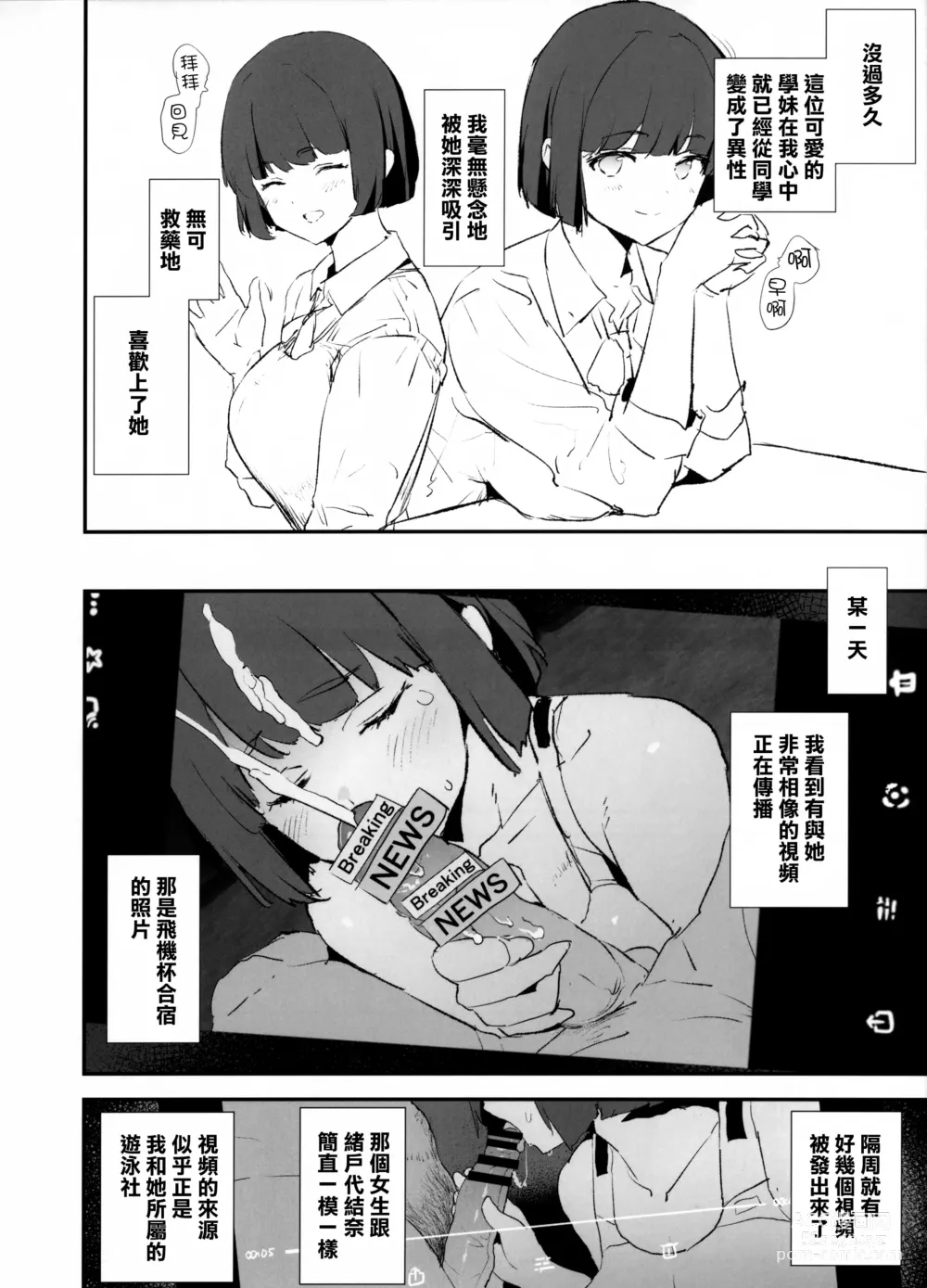 Page 6 of doujinshi 唯獨沒有叫上我的飛機杯合宿 + 紗季學姐