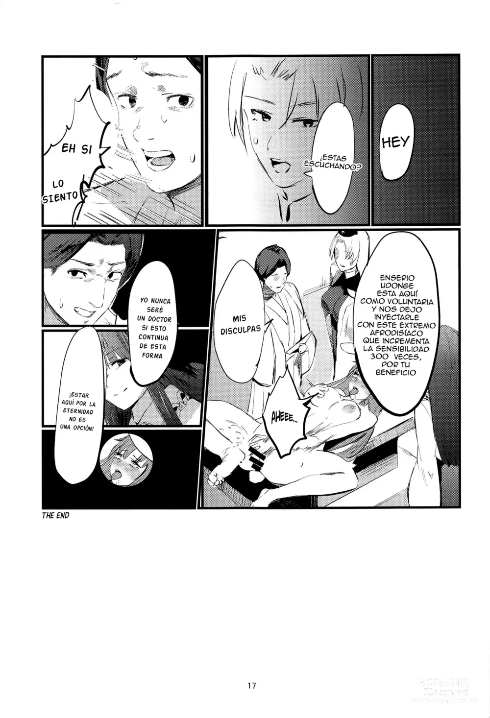 Page 16 of doujinshi Este, El epitafio de las victimas de la luna sangrienta