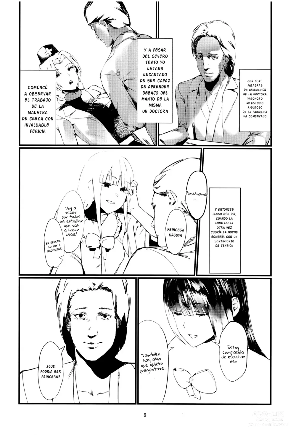 Page 5 of doujinshi Este, El epitafio de las victimas de la luna sangrienta